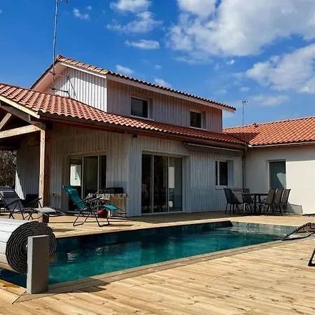 Jolie Maison Neuve Avec Piscine Lege, Cap Ferret Feriehus *
