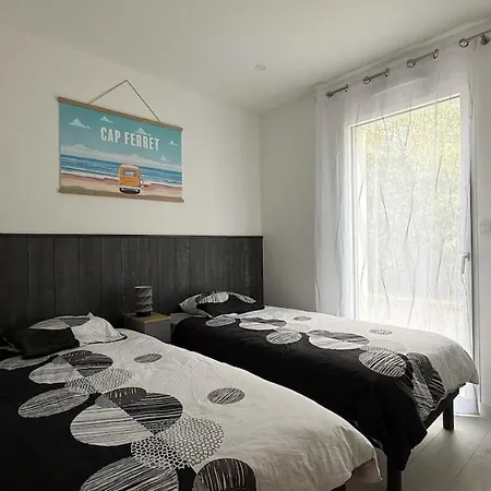 Jolie Maison Neuve Avec Piscine Lege, Cap Ferret Feriehus *