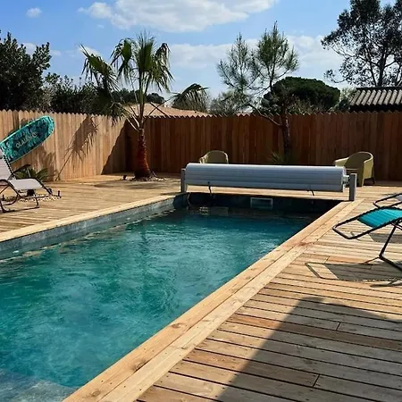 Feriehus Jolie Maison Neuve Avec Piscine Lege, Cap Ferret Lège-Cap-Ferret